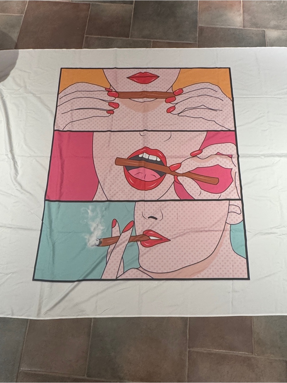 Pop Art Trio Wall Art Tapestry